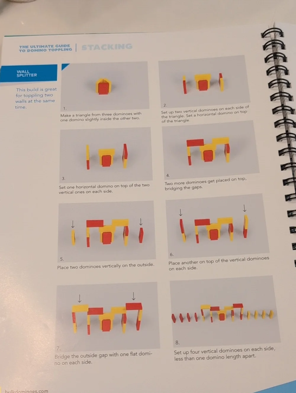 Huge Lot Of Toppling Dominos, Ideas Book And Accessories